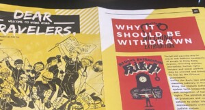 香港の空港で配布されたペーパー