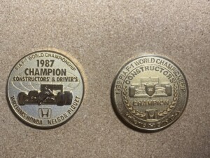 ホンダF1の記念メダル