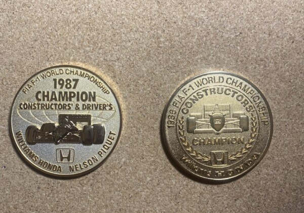 ホンダF1の記念メダル