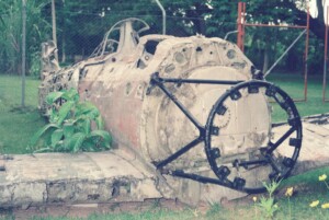 戦闘機の遺跡