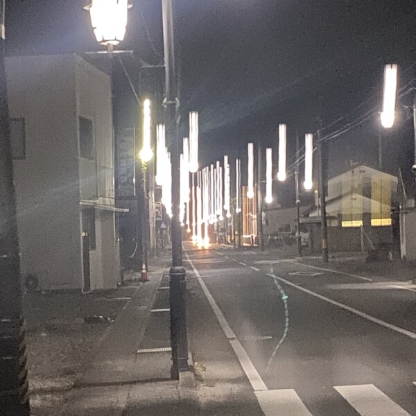 浪江町の通り