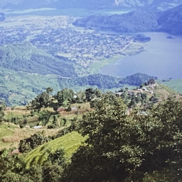 サランコットの丘から眺めるペワ湖